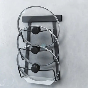 Punch-Free Stainless Steel Kitchen Storage Shelf Mimarta