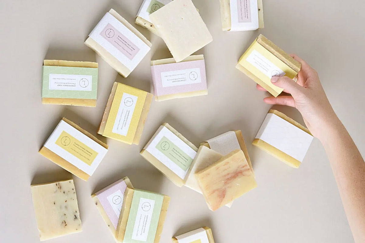 Set of  Natural Soap Bars, Soap gift Set Rieworkes