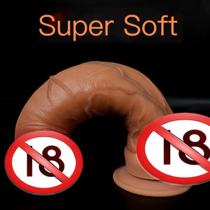 Soft Black Realistic Dildo for Female Pleasure Mimarta
