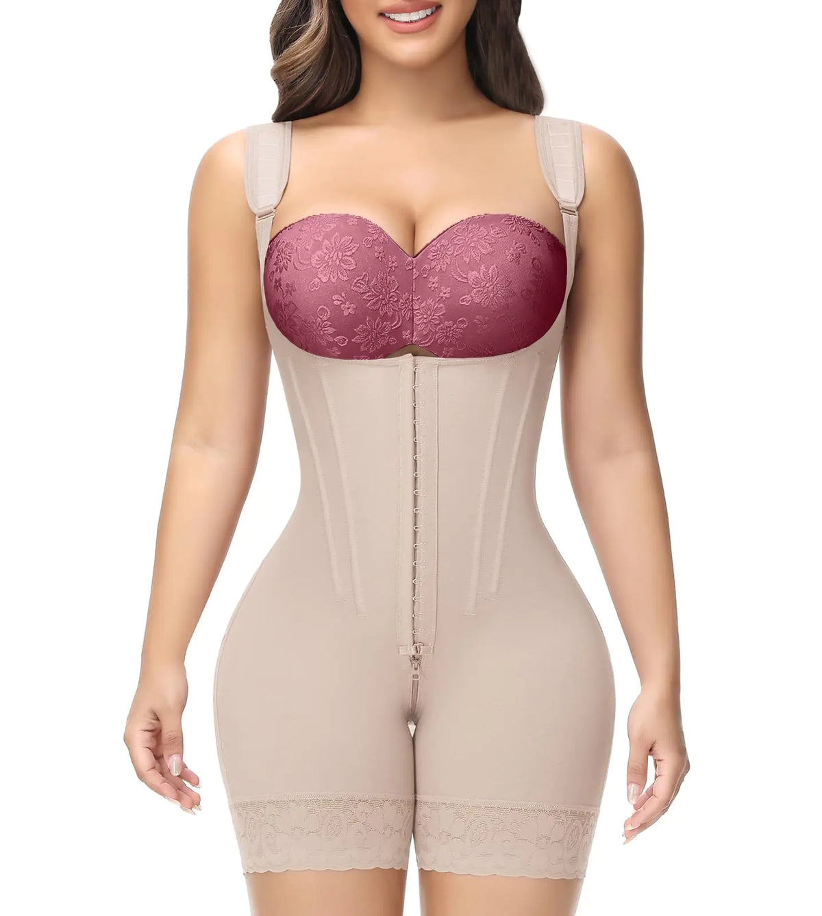 SHAPSHE Faja Body Shaper Tummy Control Womens Stomach Shapewear Girdle for Women Butt Lifter Waist Cincher Fupa Control Shapewear Bodysuit Fajas Colombianas Moldeadoras Invisibles Nude Mimarta