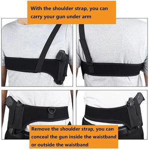 Tactical Concealed Carry Shoulder Waist Pistol Hand Gun Holder Holster Pouch US Mimarta