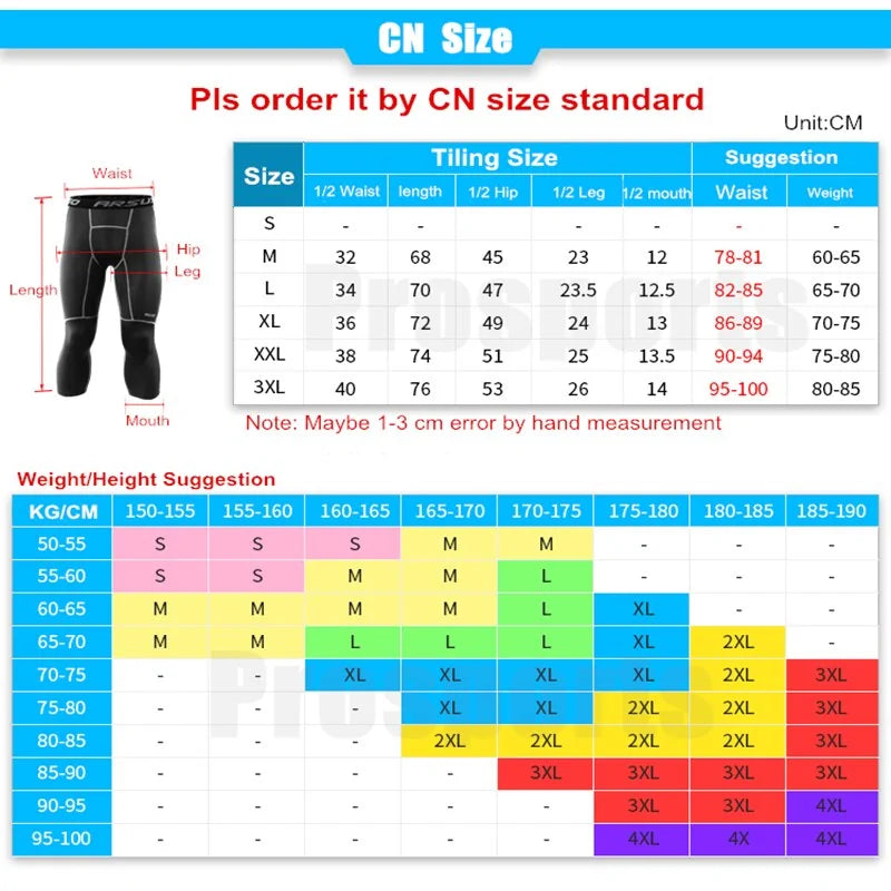 ARSUXEO Men's Compression Running Tights: Gym &amp; Yoga Sportswear Rieworkes