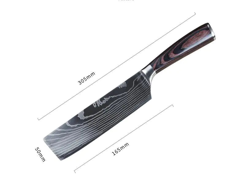 Carpenter's Special Set 6-piece Set 8-piece Set Knife Chef Knife Kitchen Knife Cooking Rieworkes