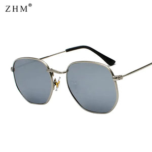 Luxury Sunglasses Classic Square Metal Frame Rieworkes