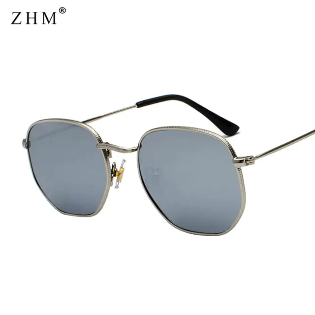 Luxury Sunglasses Classic Square Metal Frame Rieworkes