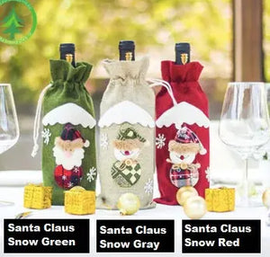Wine Bottle Cover Christmas Decorations Rieworkes