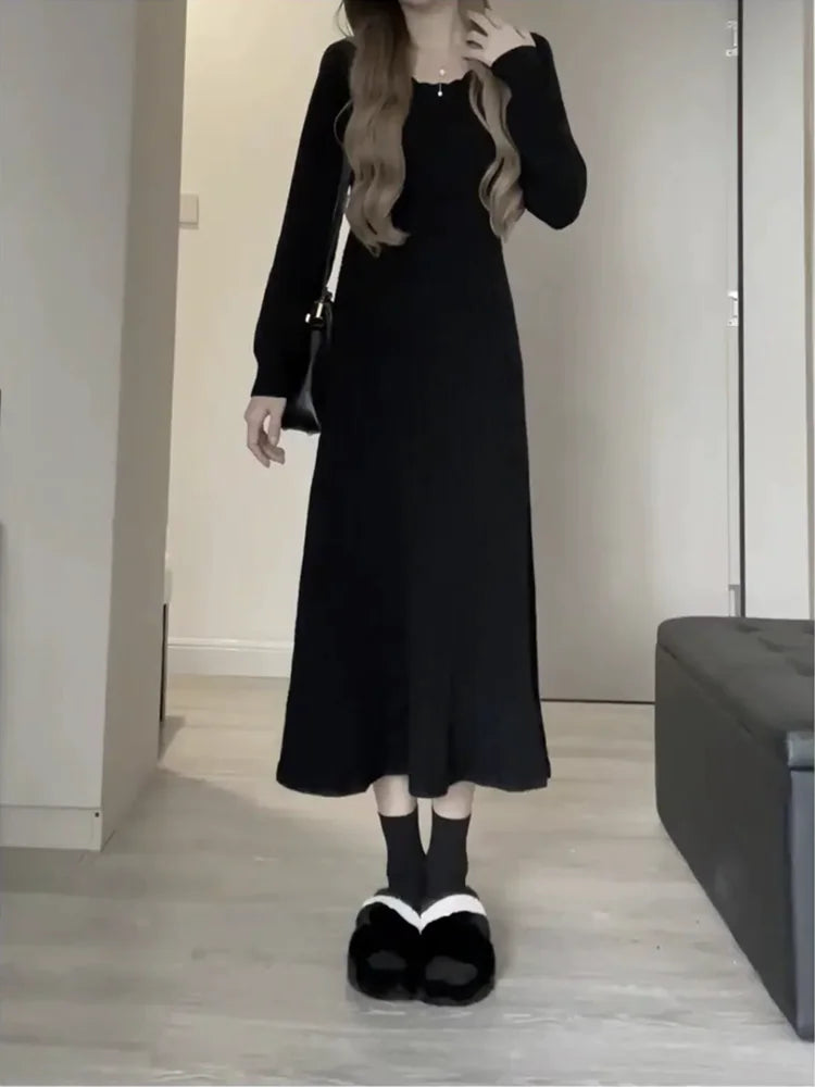 Knitted Leggings Dress for Women - Autumn &amp; Winter Skirt Mimarta