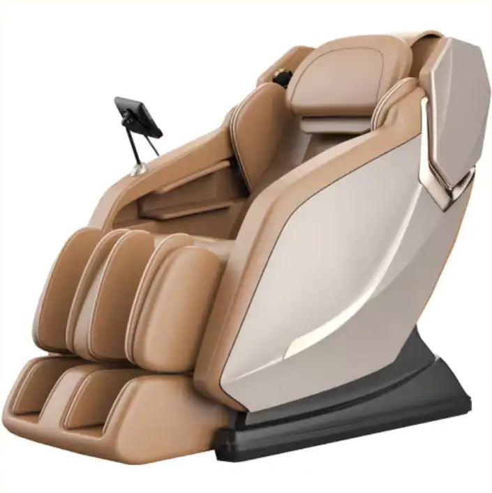 Full Body Zero Gravity Shiatsu Massage Chair SL-Track Recliner With Airbag Speaker LCD Screen Remote Control Voice Control BackLeg Heat Rieworkes