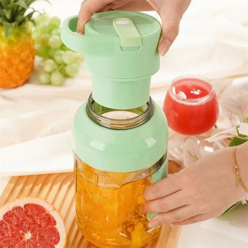 Electric Juicer Portable Large Capacity 1500ml Juice USB Rechargeable Rieworkes
