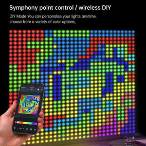 Color Waves LED Curtain Sync Lights Rieworkes