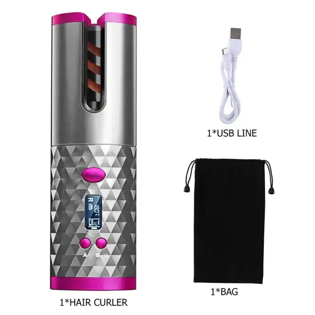 Wireless Hair Curler Rieworkes