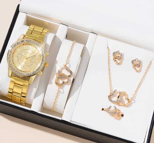 Rose Gold Luxury Watch Set Rieworkes
