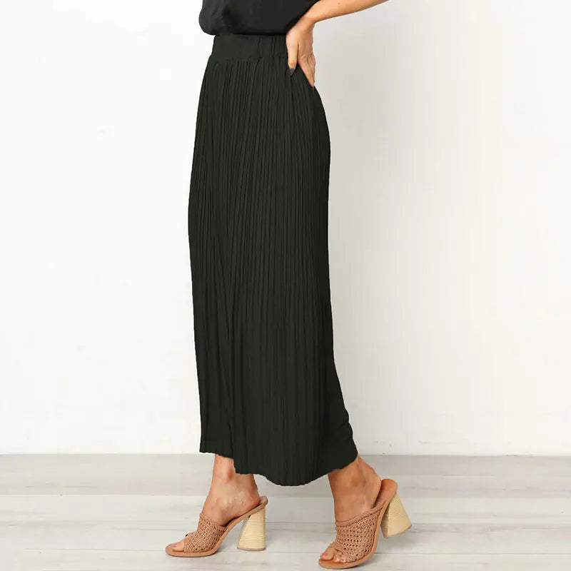 Stylish Loose Wrinkle-Detail Casual Pants for Summer Mimarta