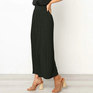 Stylish Loose Wrinkle-Detail Casual Pants for Summer Mimarta