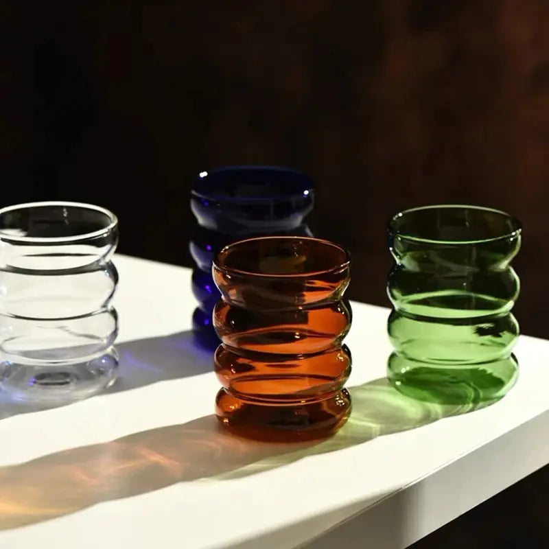 Wave Shape Glass Cup Rieworkes