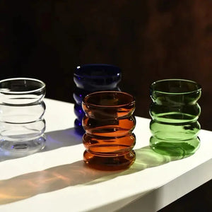 Wave Shape Glass Cup Rieworkes