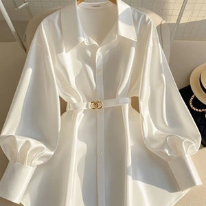 Women's White Luxury Shirt Mimarta