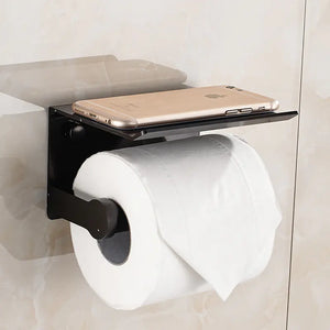 Space Aluminum Wall-Mounted Tissue Holder for Bathroom Mimarta