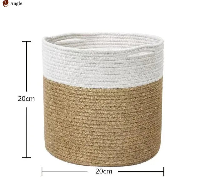 Thick Heavy Cotton Rope Laundry Bucket Rieworkes