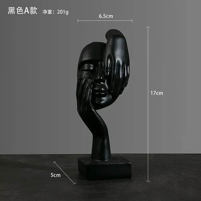 Abstract Character Statue - Nordic Luxury Desktop Decor Mimarta