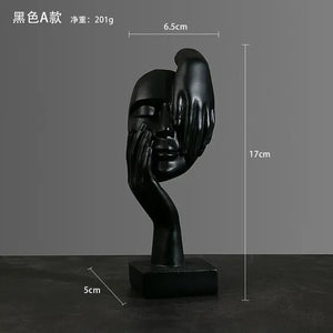 Abstract Character Statue - Nordic Luxury Desktop Decor Mimarta