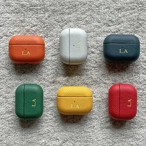 Luxury Lychee Skin Pattern Earphone Case Rieworkes