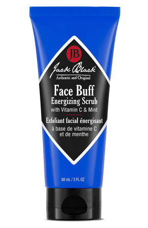 Jack Black Face Buff Energizing Scrub, 6 Fl Oz – Vitamin C & Mint – Deep Cleaning Pre-Shave Cleanser, Men’s Facial Scrub, Remove Oil, Dirt & Dead Skin, Men’s Cleanser, Hydrating Skincare 6 Fl Oz (Pack of 1) Rieworkes
