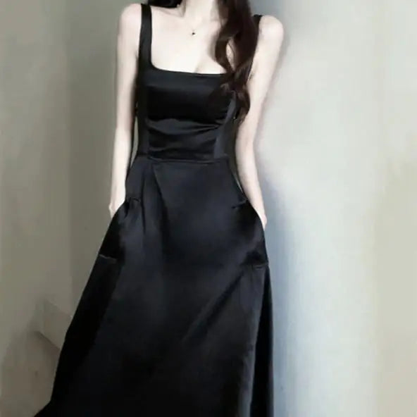 Women's Tank Top Art Sense Suspender Dress Mimarta