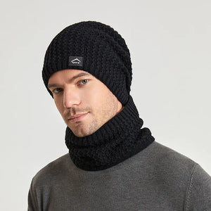 Winter Beanie and Scarf Set for Men and Women (One Set) Mimarta