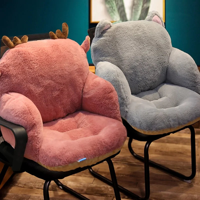 One-piece Chair Cushion: Office/Home Seat Support &amp; Backrest Rieworkes