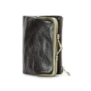 Genuine Leather Wallet Women Rieworkes