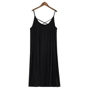 Women Nightgowns Summer Sleepwear Night Dresses 2XL-7XL Plus Size Rieworkes