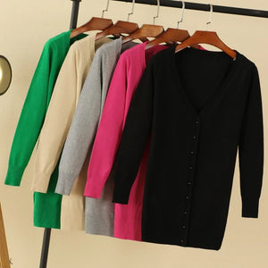 V-neck Woman Cardigan Rieworkes