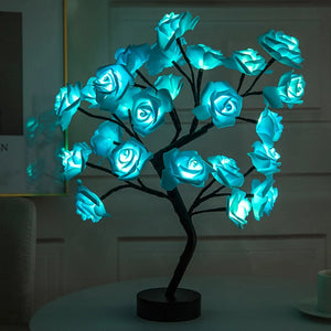 LED Rose Flower Table Lamp Rieworkes