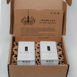 "Lazy Summer Days" Pillow Talk and Costa Del Azahar Luxury 2-Wick Soy Candle Gift Sets Rieworkes