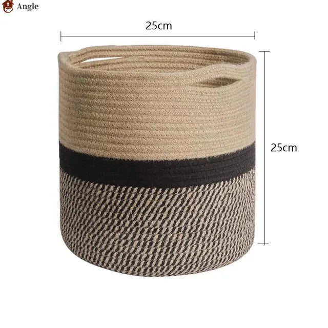 Thick Heavy Cotton Rope Laundry Bucket Rieworkes