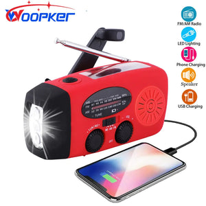 Versatile Emergency Radio with Powerful Flashlight Rieworkes