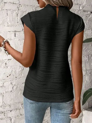 Terri Cap Sleeve Shirt- Rieworkes