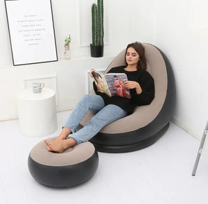 Inflatable Foldable Lounge Chair for Outdoor Use Mimarta