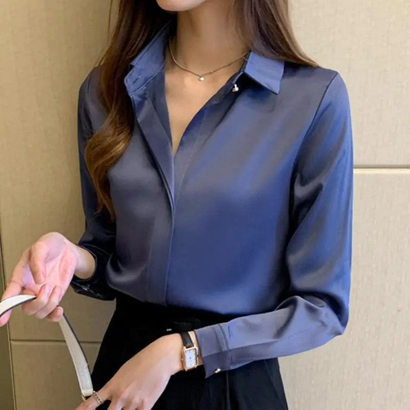 Summer Shirts Blouses Long Sleeve Rieworkes