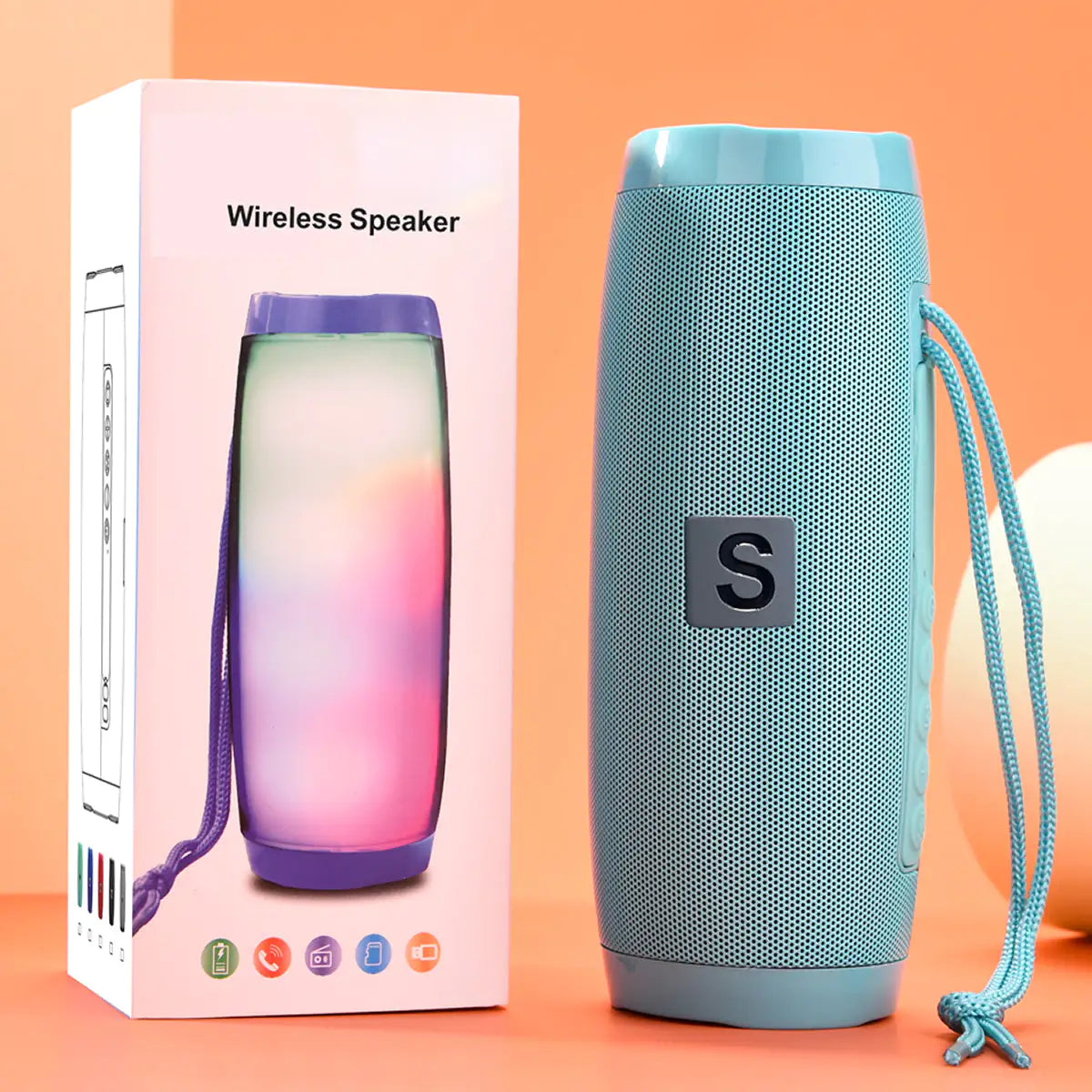 Rainbow LED Bluetooth Speakers In Vibrant Colors Rieworkes