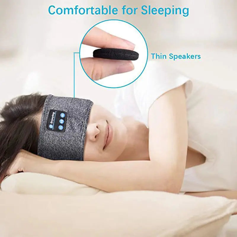 Sleep Headband Headphones with White Noise and Ultra-Thin HD Stereo Speakers Rieworkes