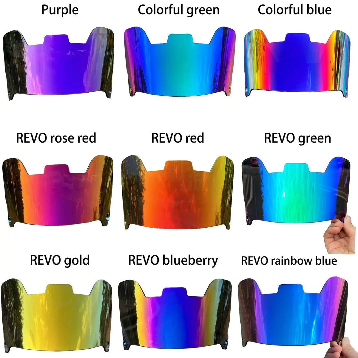 Universal Eye Protection Visor Helmet Rieworkes