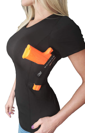 AC UNDERCOVER Concealed Carry Clothing Womens Tank Top Gun Holster CCW Tactica (Black Large) Mimarta