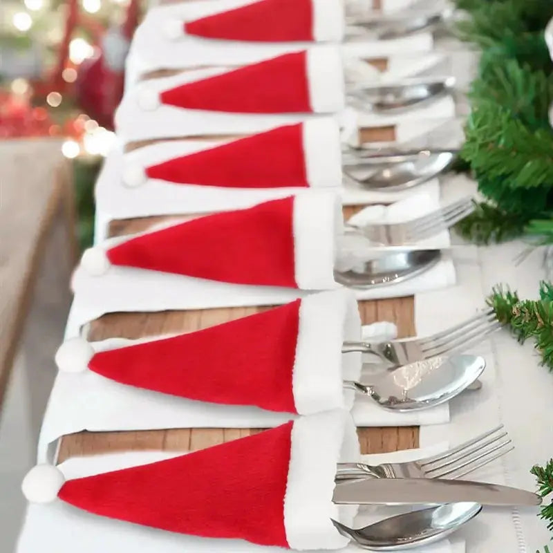 Christmas Decorations Tableware Holder Bag Rieworkes