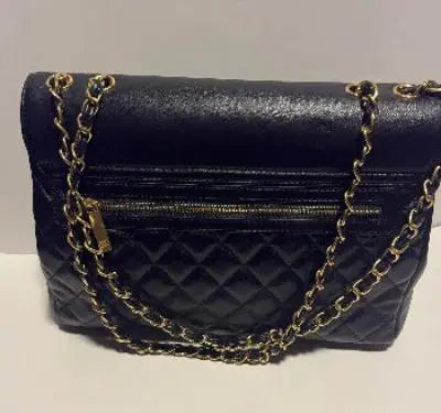 Flap with Top Black Lux Bag Mimarta