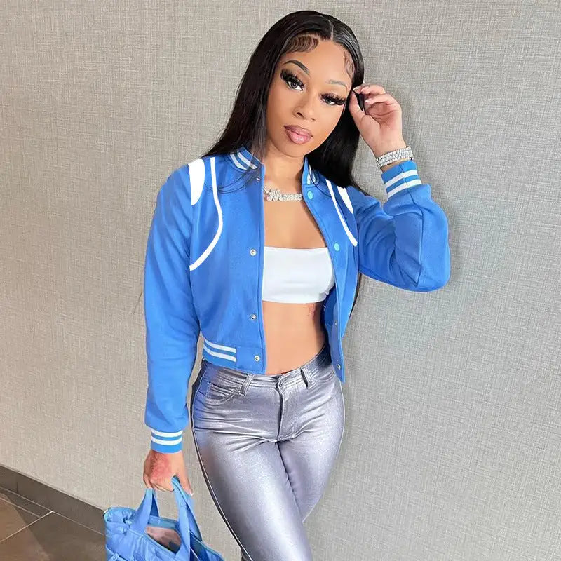 Cropped Varsity Jacket Rieworkes