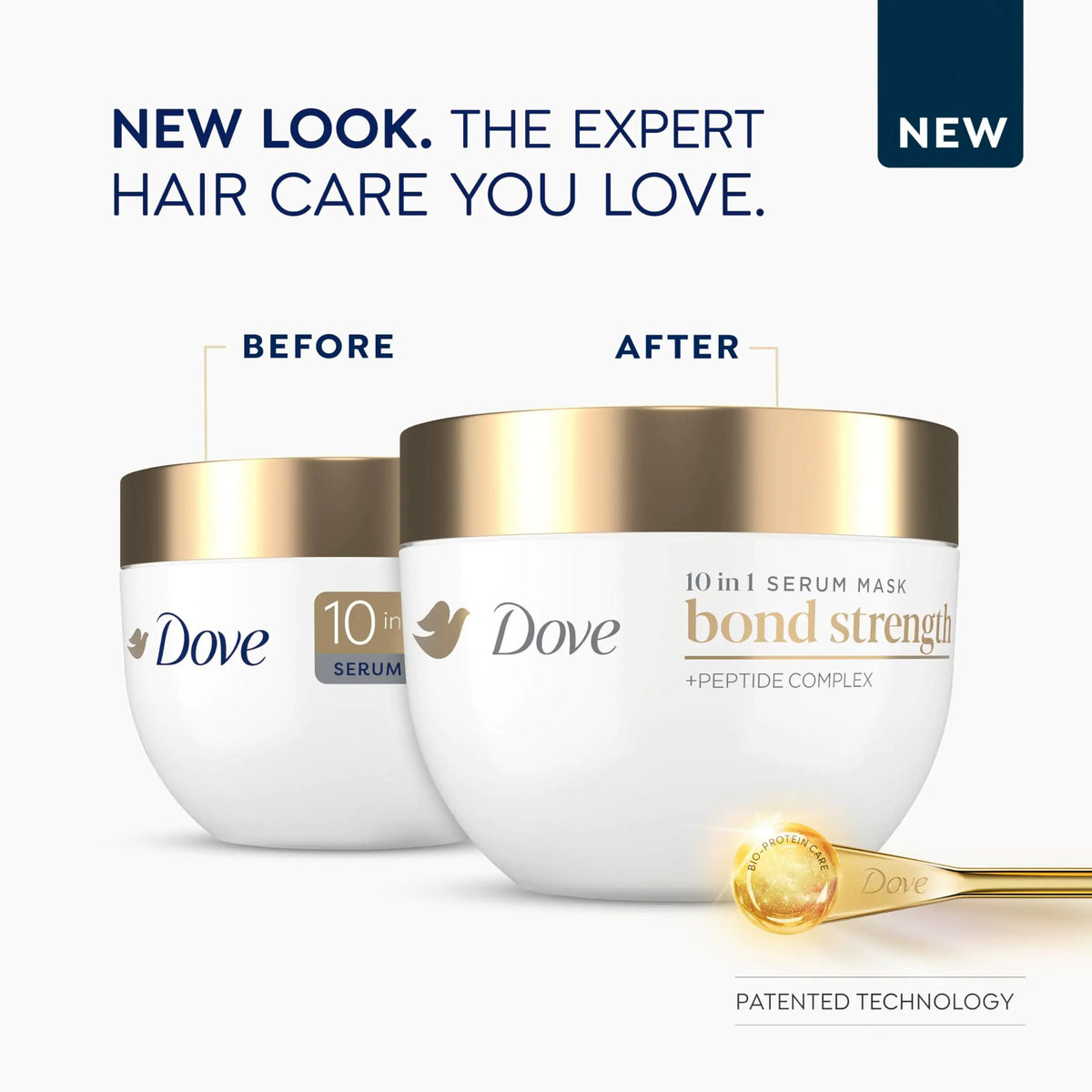 Dove Serum Mask 10 in 1 Bond Strength for Damaged Hair with BIO PROTEIN CARE, 9.2 oz Rieworkes