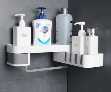 Wall-Mounted Bathroom Storage Rack for Toiletries Mimarta
