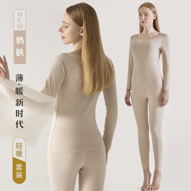 Women’s Thermal Long Johns Seamless Winter Underwear Set Mimarta
